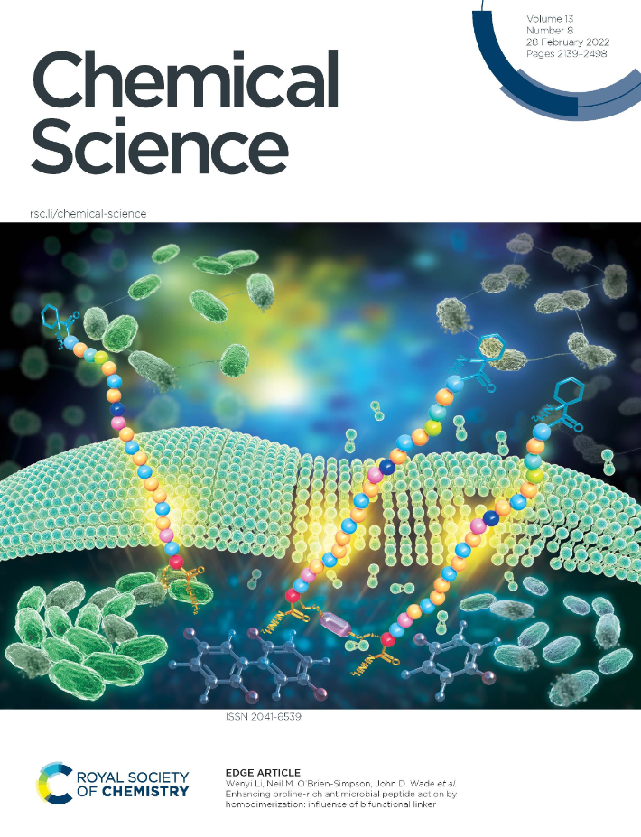 Chem. Sci. 封面文章：新型同二聚抗菌肽，对抗超级细菌感染